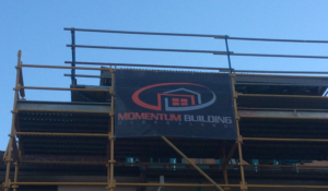 Momentum Building Banner Mesh Panel