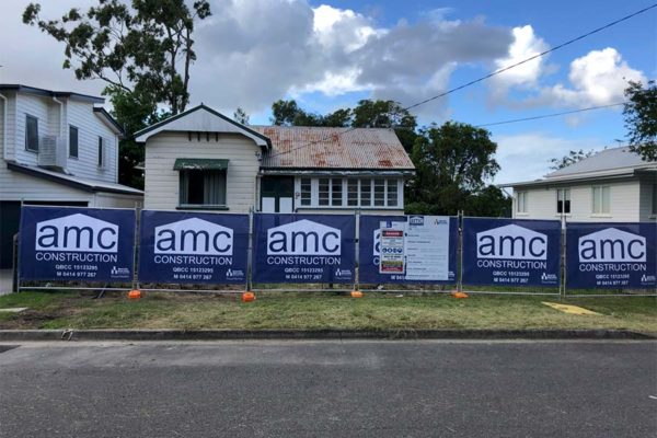 AMC Construction Banner Mesh Installation May 2019