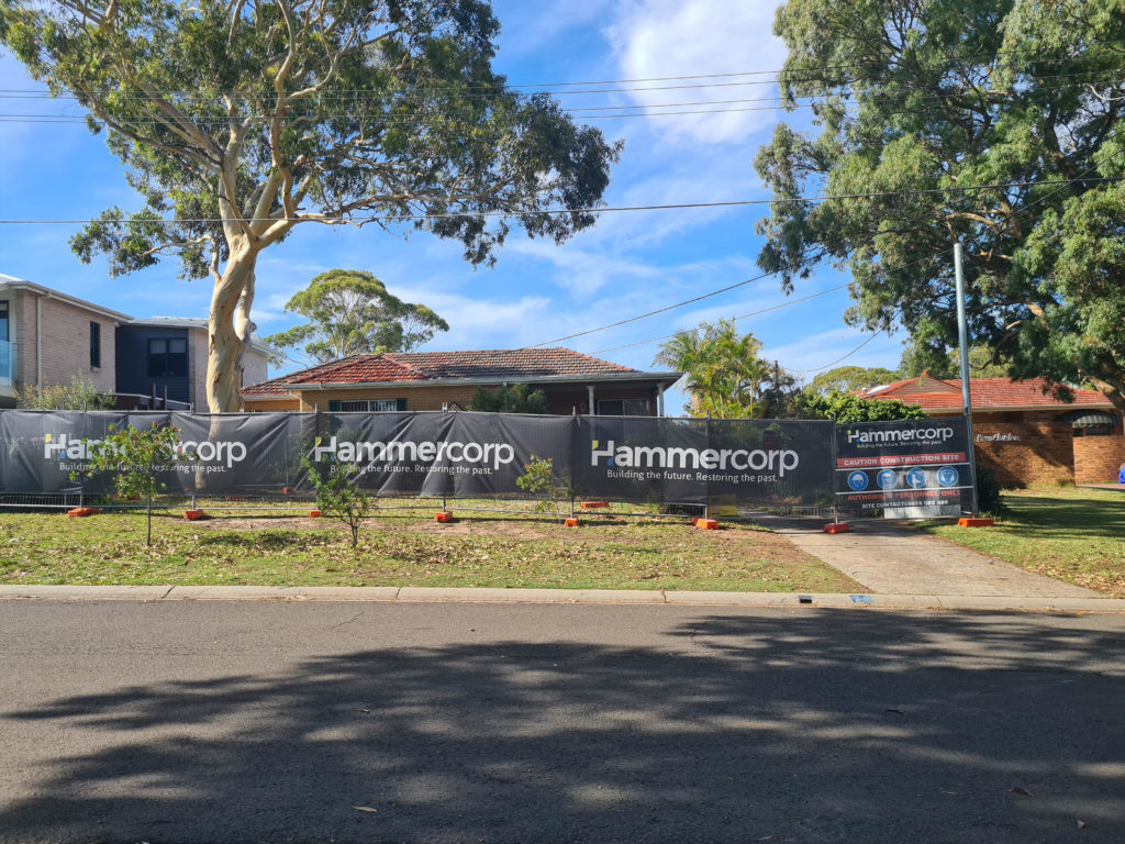 hammercorp temporary fence banners DuraSmART mesh